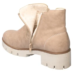Damen Die moderne Hausfrau Chelsea-Wärmeboot „Bibi“ beige