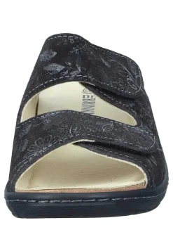 Damen Die moderne Hausfrau CHELVA Komfort Pantoletten schwarz
