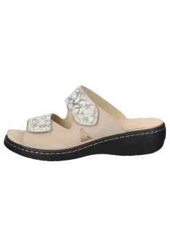 Damen Die moderne Hausfrau CHELVA Pantoletten beige