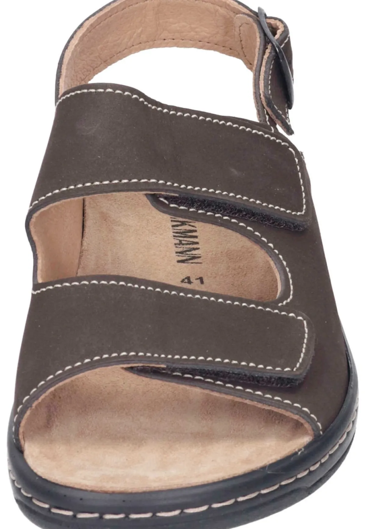 Herren Die moderne Hausfrau CHELVA Sandaletten braun