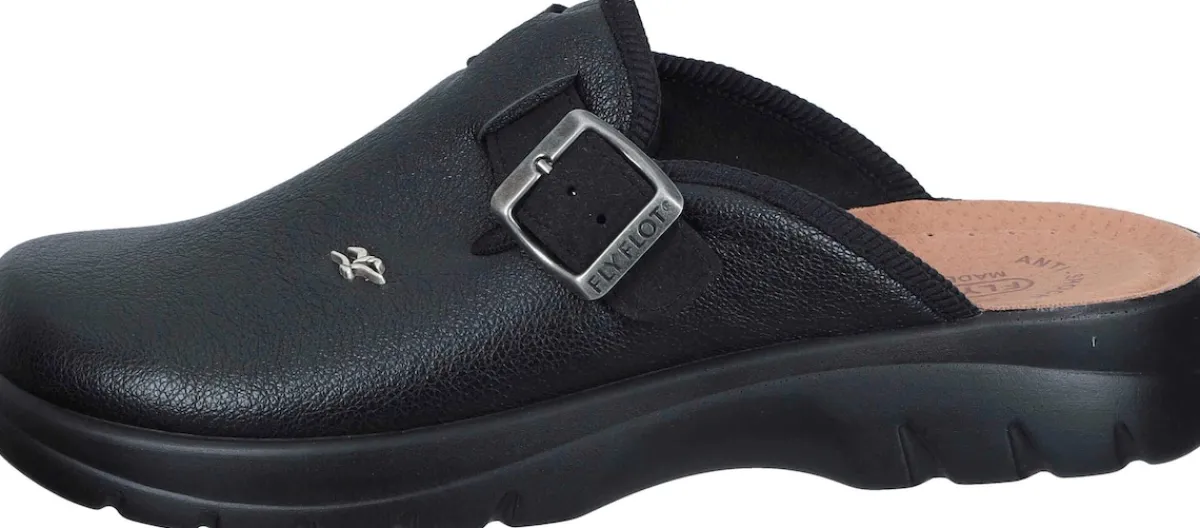 Herren Die moderne Hausfrau Clogs schwarz