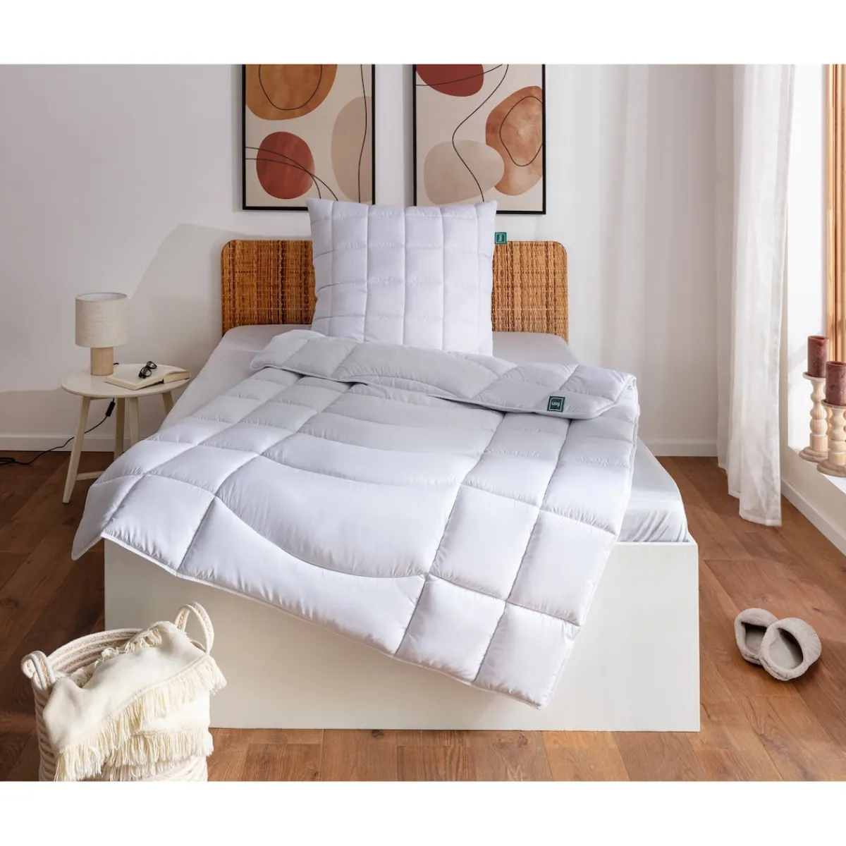 Die moderne Hausfrau Dacron® AKTIVKOHLE St-Bett 155x220