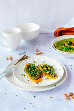 Die moderne Hausfrau Dalia Tafelservice, Porzellan Weiß