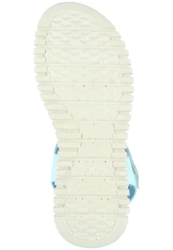 Damen Die moderne Hausfrau Damen Sandaletten hellblau