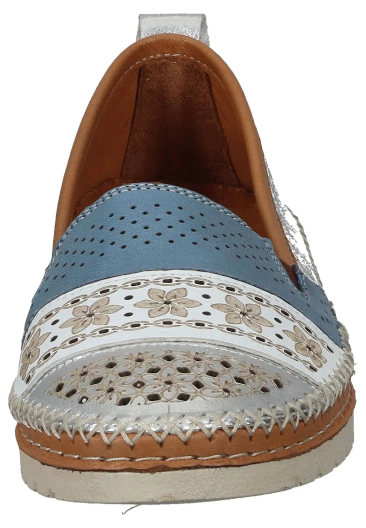 Damen Die moderne Hausfrau Damen Slipper silber
