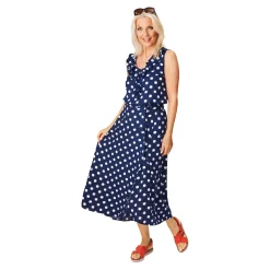 Damen Die moderne Hausfrau Damenbluse „Punkte“