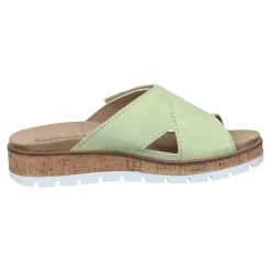 Damen Die moderne Hausfrau Damen-Pantolette „lime“