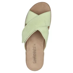 Damen Die moderne Hausfrau Damen-Pantolette „lime“