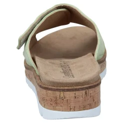 Damen Die moderne Hausfrau Damen-Pantolette „lime“