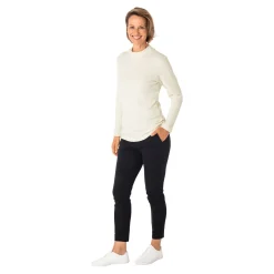 Damen Die moderne Hausfrau Damen-Pullover, gerippt creme