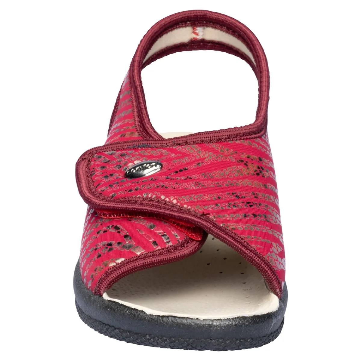 Damen Die moderne Hausfrau Damen-Softschuh "Turin" rot