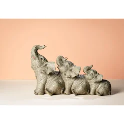 Die moderne Hausfrau ﻿Dekofigur „Elefanten-Familie“