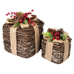 Die moderne Hausfrau Dekofigur "Geschenke-Set", 2 Stück