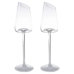 Die moderne Hausfrau Design-Sektglas „Tulpe“, 2 Stück