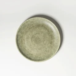 Die moderne Hausfrau Dessertteller-Set, Steinzeug Moos'N'Stein Grün