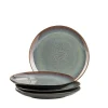 Die moderne Hausfrau Dessertteller-Set, Steinzeug Teona 4 x Dessertteller