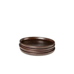 Die moderne Hausfrau Dessertteller-Set, Steinzeug Glockenklang