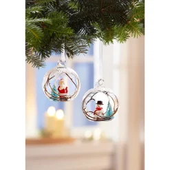 Die moderne Hausfrau 3D-Glaskugeln, 2 Stück