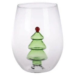 Die moderne Hausfrau 3D-Glastasse „Tannenbaum“, 300 ml