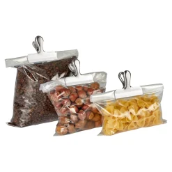 Die moderne Hausfrau Edelstahl Verschlussclips "XXL", 4 Stück