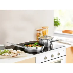 Die moderne Hausfrau Edelstahl-Stielkasserolle, 2,1 l