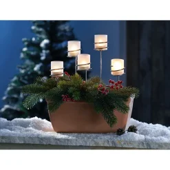 Die moderne Hausfrau Edelstahl-Teelichthalter, 5 Stück