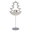 Die moderne Hausfrau Edelstahl-Teelichthalter "Stern" Tanne