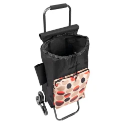 Die moderne Hausfrau Einkaufs-Treppentrolley „Hugo“ mit Klappfunktion