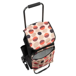 Die moderne Hausfrau Einkaufs-Treppentrolley „Hugo“ mit Klappfunktion