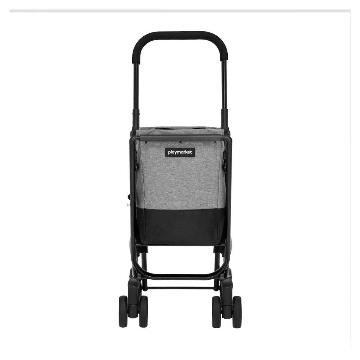 Die moderne Hausfrau Einkaufstrolley EASY GO Fresh grau-schwarz