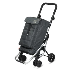 Die moderne Hausfrau Einkaufstrolley "Go Up Basic" grau