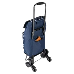 Die moderne Hausfrau Einkaufstrolley „Treppensteiger Punkte“ 2.0