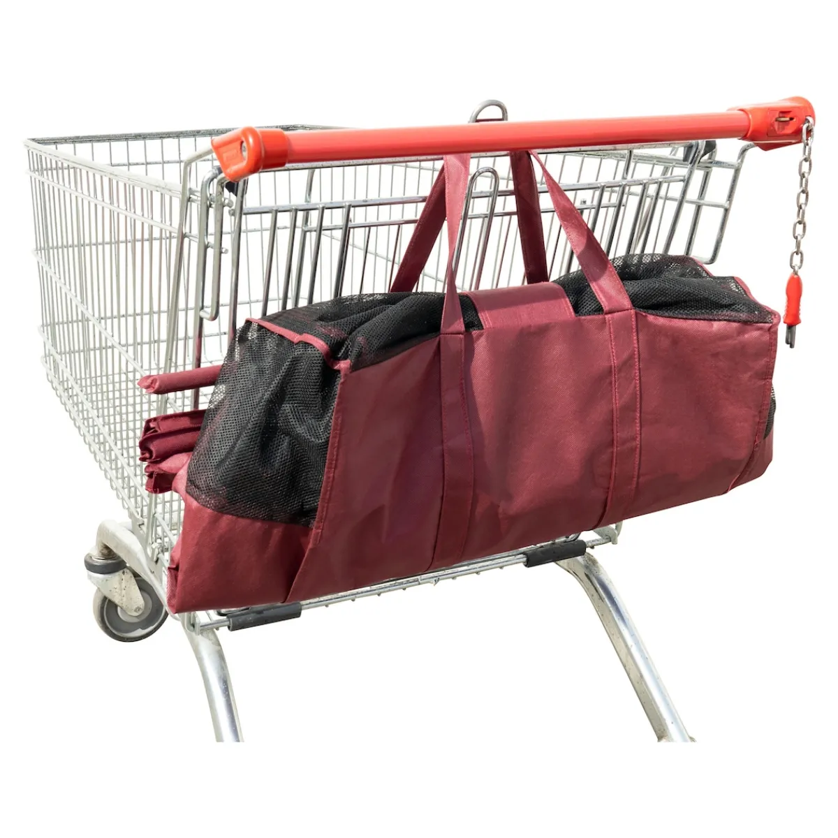 Damen Die moderne Hausfrau Einkaufswagentasche, faltbar, 4 Stück