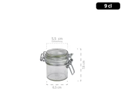 Die moderne Hausfrau Einmachglas 9 cl GOTHIKA
