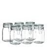 Die moderne Hausfrau Einmachglas mit Deckel, 1,05 l GOTHIKA 6 x Einmachglas