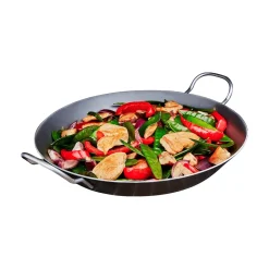 Die moderne Hausfrau Eisenpfanne mit zwei Griffen Ø24 cm & Ø28 cm - Set Ø24 cm & Ø28 cm