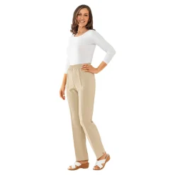 Damen Die moderne Hausfrau Elegante Schlupfhose beige