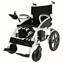 Die moderne Hausfrau Elektrischer Rollstuhl "Kompakt" AT52304, faltbar