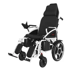 Die moderne Hausfrau Elektrorollstuhl Komfort AT52313 mit hoher Lehne und Liegefunktion