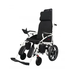 Die moderne Hausfrau Elektrorollstuhl Komfort AT52313 mit hoher Lehne und Liegefunktion