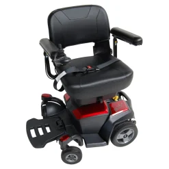 Die moderne Hausfrau Elektrorollstuhl M35+ mit Staufächern, 6 km/h rot
