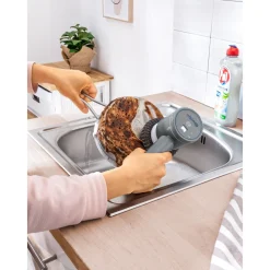 Die moderne Hausfrau Ersatzbürsten-Set für elektrische Reinigungsbürste, 5-teilig