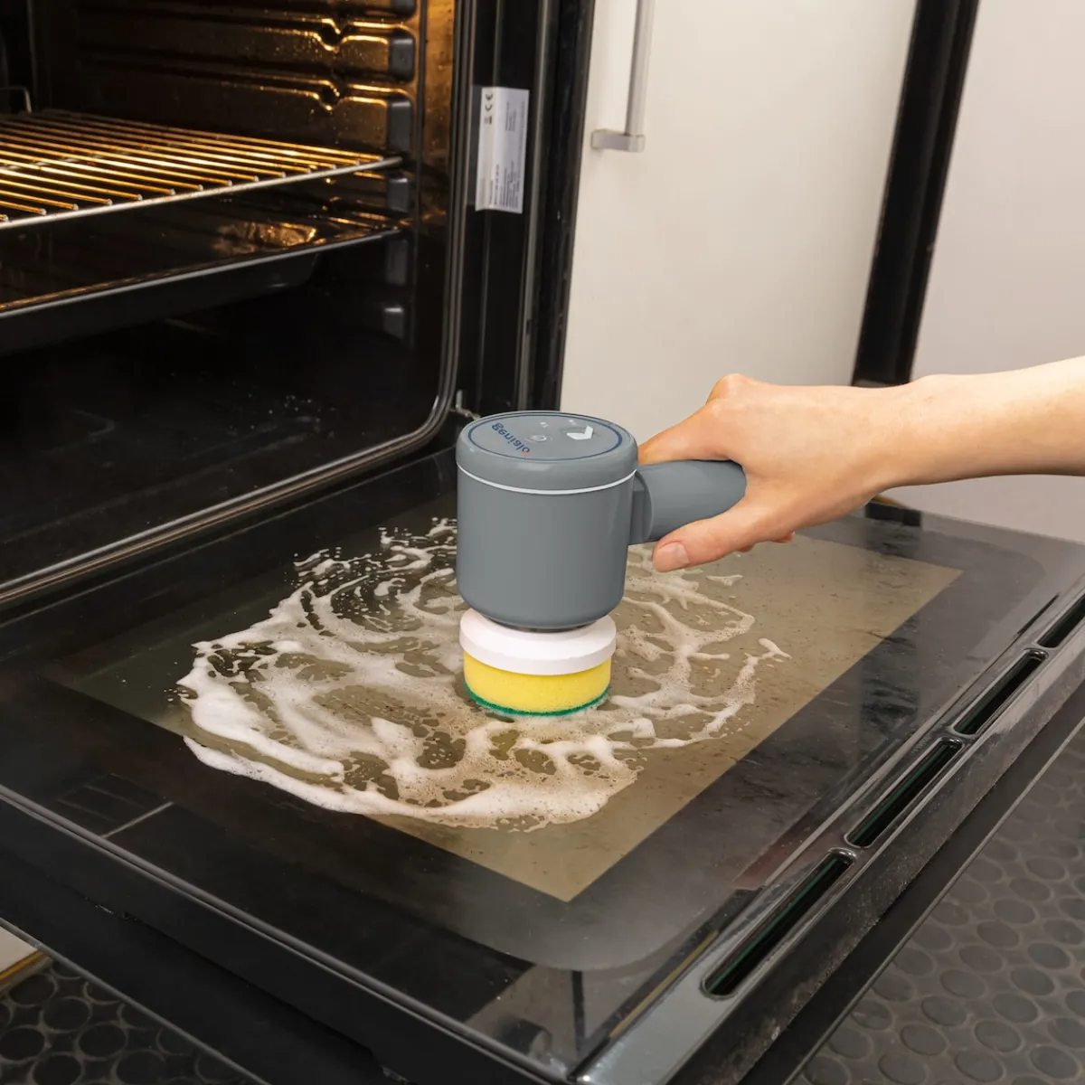 Die moderne Hausfrau Ersatzbürsten-Set für elektrische Reinigungsbürste, 5-teilig