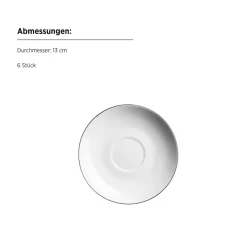 Die moderne Hausfrau Espressotassen-Set, Porzellan Felise