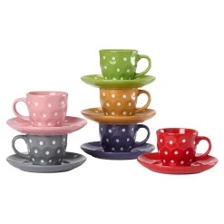 Die moderne Hausfrau Espressotassen-Set, 12-teilig