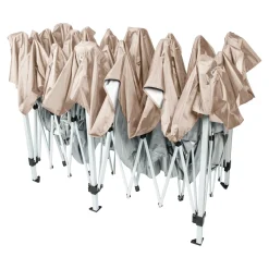 Die moderne Hausfrau Faltpavillon, 3x6 m beige