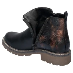 Damen Die moderne Hausfrau Fashion-Stiefelette „Miriam“ schwarz