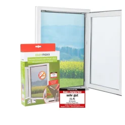 Die moderne Hausfrau Fenster-Insektennetz "Magic Klick" mit Magnetbefestigung, 150x130 cm, zuschneidbar