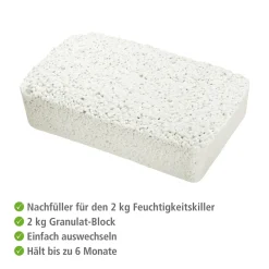Die moderne Hausfrau Feuchtigkeitskiller Nachfüllpackung, Raumentfeuchter 2 kg