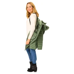 Damen Die moderne Hausfrau Figur-Steppmantel mit Trägern 